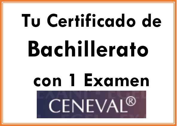 Obtener tu Titulo de bachillerato. 